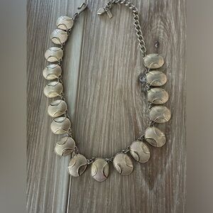 Vintage Sperry Signed Basketball Inspired Necklace